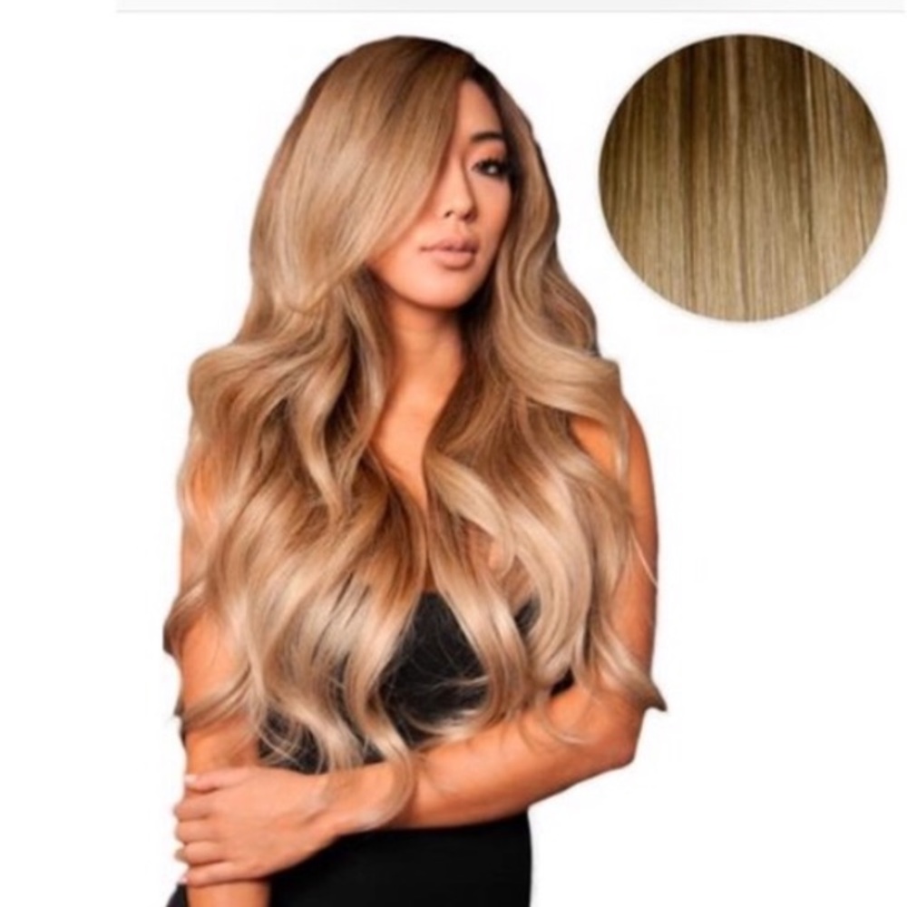 Guy Tang Bellami clip in extensions balayage #4/18